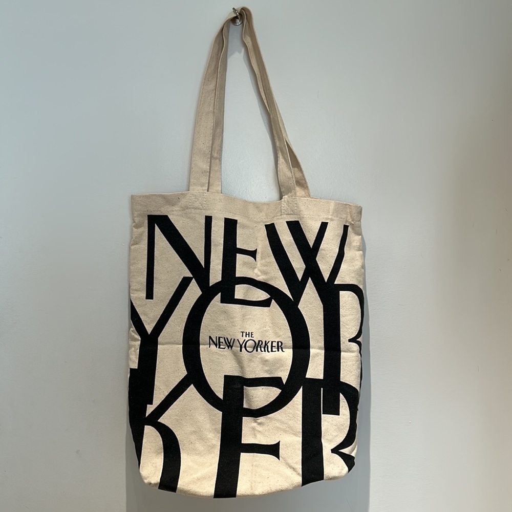 The New Yorker Magazine classic canvas tote bag NWOT
